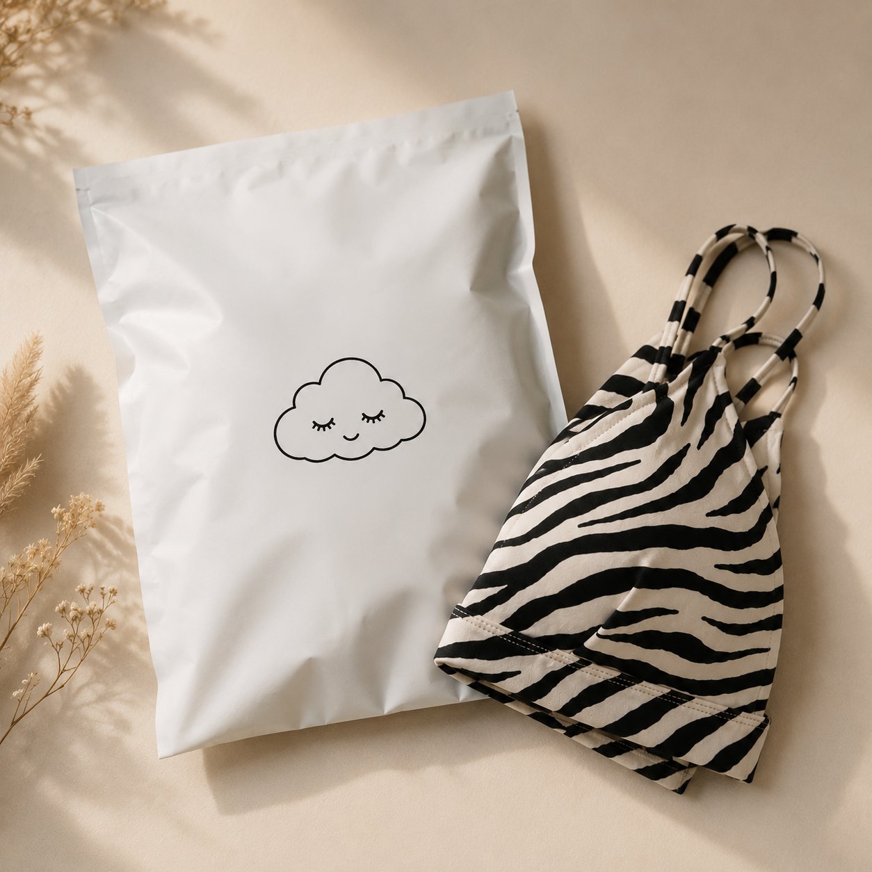 Wolke Versandverpackung mit Cloud-Logo